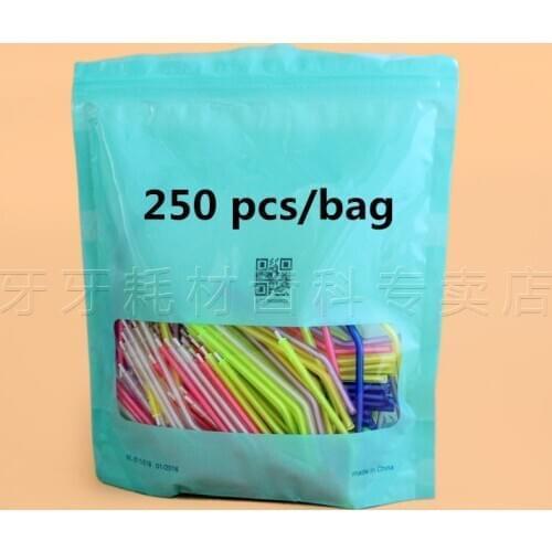 Good Quality 250 pcs/bag Dental Disposable Air Water Spray Nozzles Tips Tubes for 3-Way Triple Syringe Dentist Lab Instrument