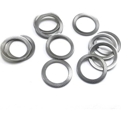 M2-M27 304 Stainless Steel Contact Lock Washers, SS304 Conical Spring Washer ,D008