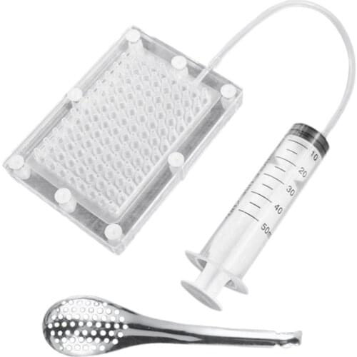 Molecular Gastronomy Caviar Maker Gourmet with Tube & Spoon Cuisine Gadgets