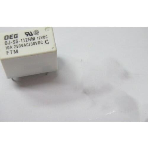 Original OJ-SS-112HM 10A250VAC 4pin HF32F-G-012-HS relays