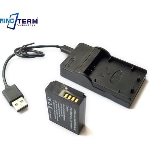 2-In-1 Rechargeable Digital Battery LP-E12 LPE12 2x & USB Charger LC-E12 LCE12 1x for Canon EOS EOS M M2 & Rebel SL1 100D Camera