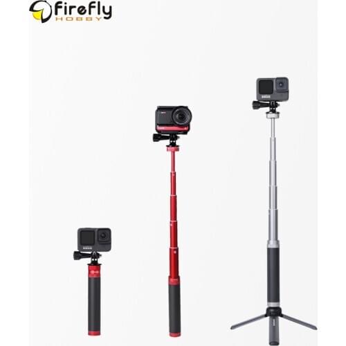 Sunnylife Aluminum Alloy Extension Rod Handheld Retractable Selfie Stick for POCKET 2/GoPro 9/FIMI PALM 2/Insta360 One X2/OM 4