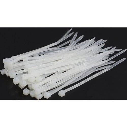 Self locking nylon binding band 3 * 120-5 * 350 plastic fixed wire white