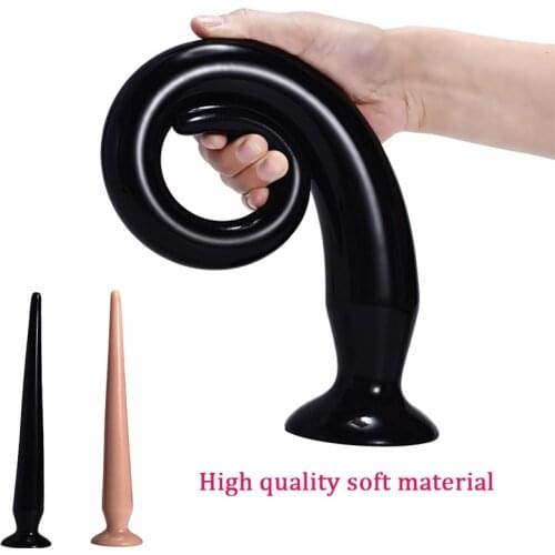 Sexy Shop Super Long Suction Anal Toys Prostate Massage Anus Dilator Vagina Masturbation Adult Erotic Sex Toy For Women Anal Sex