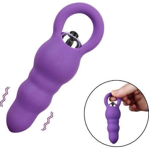 Silicone Anal Vibrators Anal Beads Dildo Vibrator Eggs Clitoris Stimulator Finger Bullet Clit Vibrator Adult Sex Toys For Women