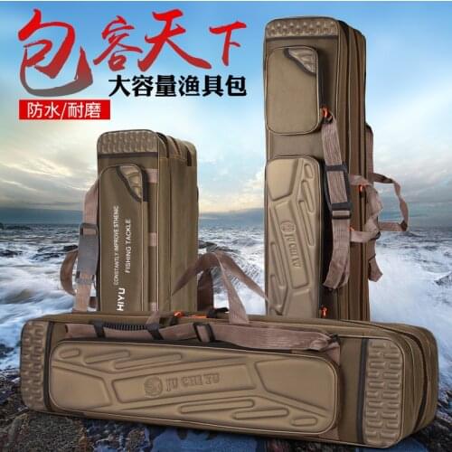2/3 Layer 80/90/100/120 CM Fishing Bags Multifunctional Fishing Rod Reel Lure Pole Storage Bags Case Fishing Gear Tackle