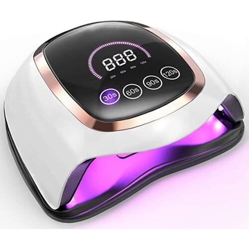 4 MODE Modern Nails Lamp Manicure Nail Dryer 42 Leds Quick Drying UV LED Lamp LCD Display Autosense Curing poly Nail gel Polish