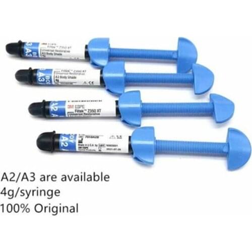 1Pack/1pcs Dental Composite Resin 3M ESPE Z350 XT A2/A3 Body Shade 4g/Syringe