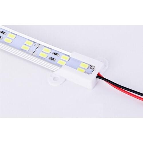 U Shape 5630 SMD 72LEDs Hard Strip 50cm Length Cool/warm White 3000k 6000k 12v led Hard Led Light Bar Profile 10pcs/lot
