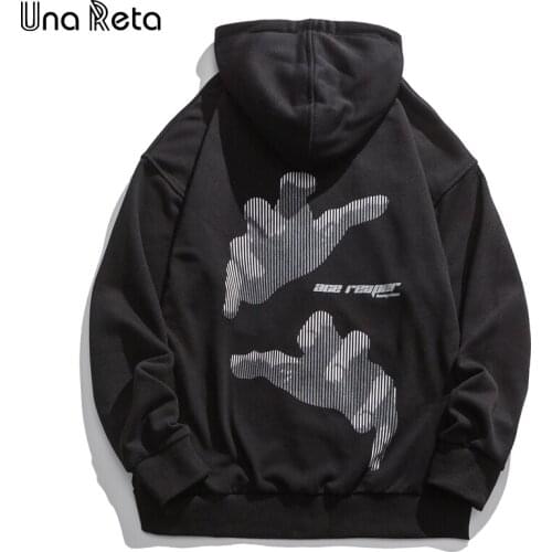 UnaReta Hoodie Men Casual New Men Clothing Harajuku Tops Oversized zipper Hoodie Jacket Mens Hip hop Sweatshirt Hooded Coat Man