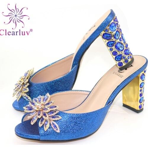 Sandals pink Color party or wedding beautiful Italian design PU leather adults shoes African woman shoes possible match bag