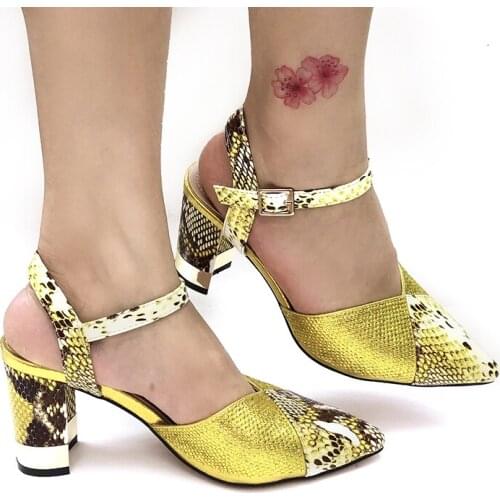 Geriger Gegallel High Heeled Shoes for Party Wedding Women Pumps Shoe anad Bag Matching Set African Shoes to Match Bag for Lady