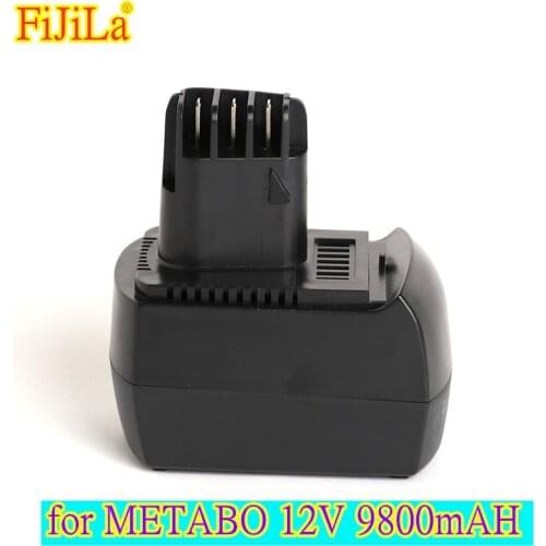 12V 9800mAh Ni-MH Replacement Power Tool Battery for METABO 6.02151.50 BZ12SP BS 12 SP, BSZ 12, BZ 12 SP, SSP 12, ULA96