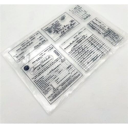 11x16CM Advertising Transparent Seal Clear Stamps Silicone Seal Roller Stamps DIY Scrapbook Album / Card Christmas Wedding