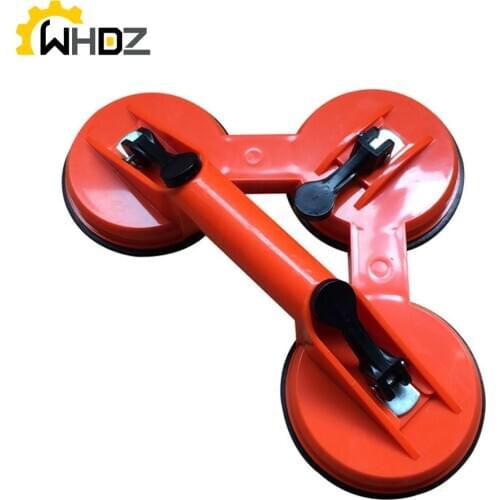 3 Suction Cup Triple Pad Sucker Plate 145kg Heavy Glass Lifter Carrier Strong Home Carry Tile Remove Handle Tools