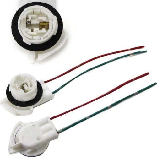 3156 LED Connector 2-Wire Harness Socket Turn Signal Light DRL Car Lamp Holder Car Accessories