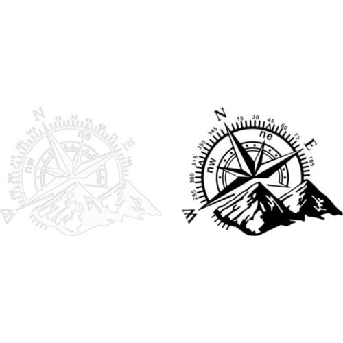 50X60Cm Car Hood Mountain Navigation Car Sticker