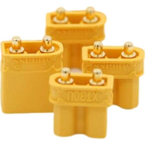 6pcs Amass XT30UPB 2mm Banana Plug Female Bullet Connector Terminal For RC Lithium Battery Remote Control Aircraft Plug (3 pair