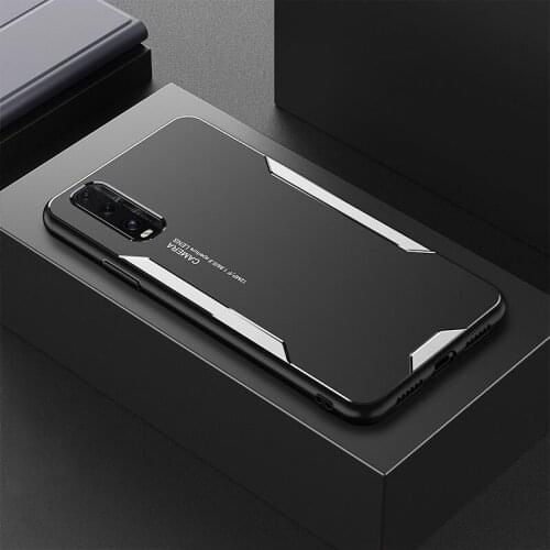 Aluminum alloy Phone Case For OPPO Find X X2 X3 Pro Neo Lite R15X K1 Metal back plate Soft TPU Back Cover Shockproof Case Coque