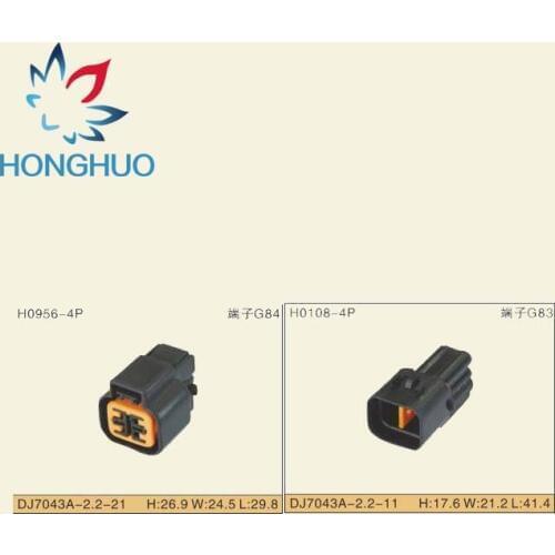 Free shipping Kum 4pin equivalent plastic plug 4way waterproof female male and female connector PB621-04020 PB625-04027