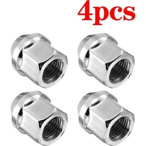 4pcs Bolts 19mm M12 x 1.5 Nuts Alloy Wheel For Ford For FIESTA For FOCUS KA For MONDEO For C-MAX 1988-2014 Bolts