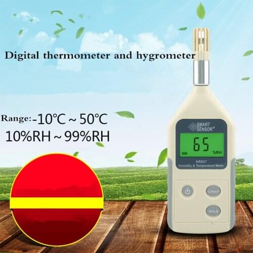 AR827 Digital Industrial Hygrometer Humidity Temperature Meter measure range 10%RH~99%RH