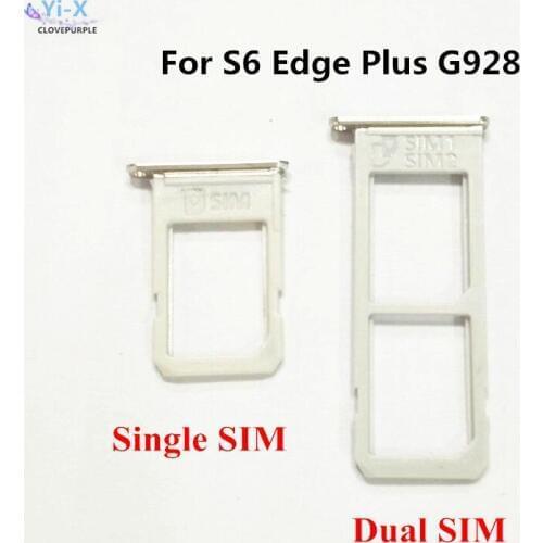 Sim card Holder For Samsung Galaxy S6 Edge Plus + G928 SIM Card Tray Holder Replacement Part
