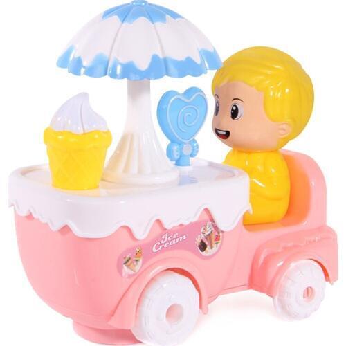 2020 New Electric Muic Mini Cart Pretend Play Trolley Car Table Toys for Girls Kids