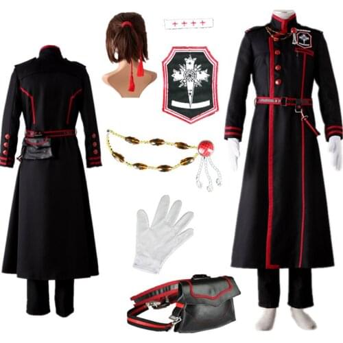 D.Gray Man Cosplay Japanese Anime Yu Kanda Gray Ark Cosplay Costume Halloween