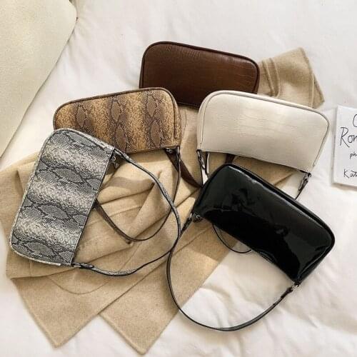 Fashion Leopard Pattern Shoulder Women Bag 2020 Hand Bag Personality Wild Pu Leather Designer Purses And Handbags