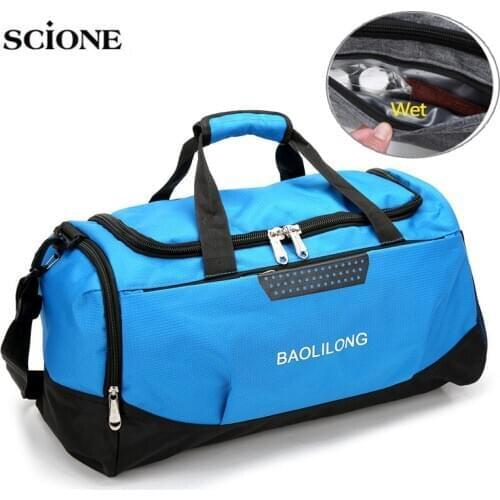 Men Sport Bag Large Gym Bag Women Fitness Crossbody Bags Travel Duffel Outdoor Waterproof Luggage Shoulder Handbag Tote XA153WA