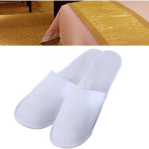 Disposable Slippers Closed Toe Disposable Slippers Fit Guest For Hotel Women For Men Spa Used Size And H6E9