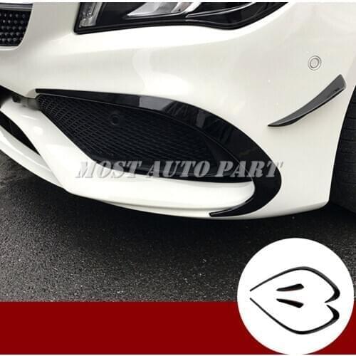 ABS Front Bumper Spoiler Air Vent Cover Trim For Benz CLA C117 W117 2016-2019 Car accesories interior Car decoration