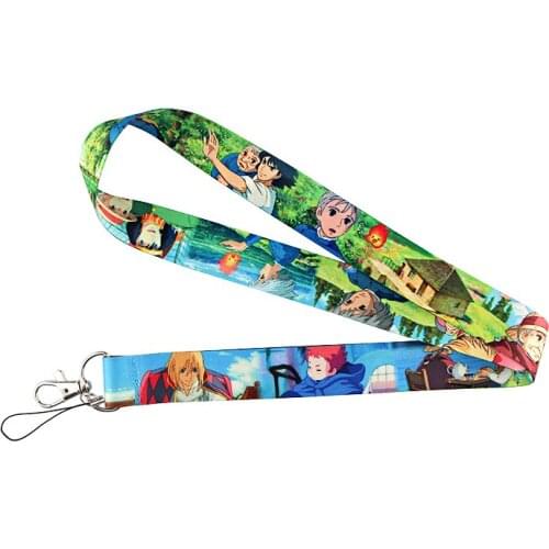 PC3325 Anime Girl Keychain Neck Strap Lanyard For Key ID Card Gym Phone Strap USB Badge Holder DIY Hang Rope Lariat Lanyard