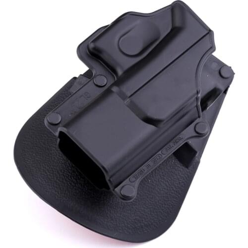Tactical Right Hand Belt Loop Paddle Platform Pistol Holster Pouch Case Protection For Glock 17 19 22 23 31 32 34 35