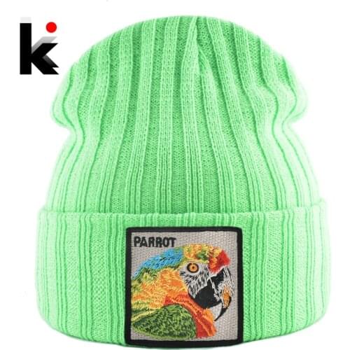 Streetwear Hip Hop Skullies Beanies Men And Men Knitted Warm Hats Autumn Winter New Arrivals Gorras Bonnet With Embroidery Patch