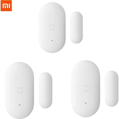 Bundled Sale Xiaomi Mijia Intelligent Mini Door Window Sensor Pocket Size Smart Home Automatic lights for MIhome App