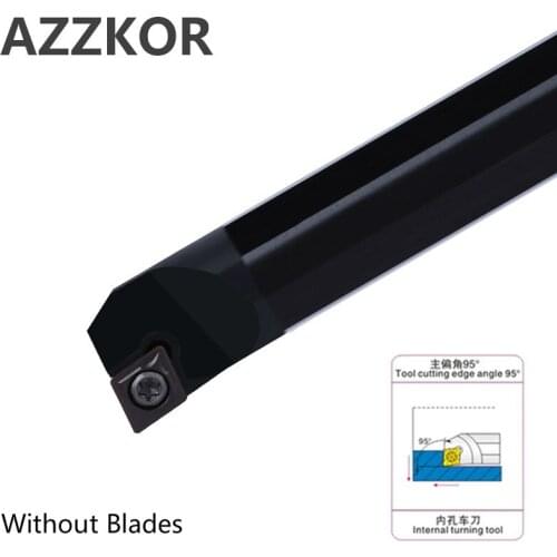 Internal Turning Tools Cutting Bar S08K-SCLCR06 Lathe Cutter Wholesale S16Q-SCLCR06 Carbide inserts CNC Holder AZZKOR Inner Tool