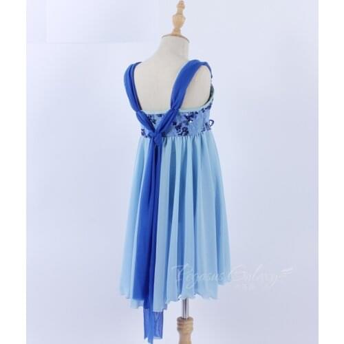 X2065 Childrens Ballet Tutu Dress Latin Modern Dance Skirt Performance Leotards for Girls Professional Dancing Clothes