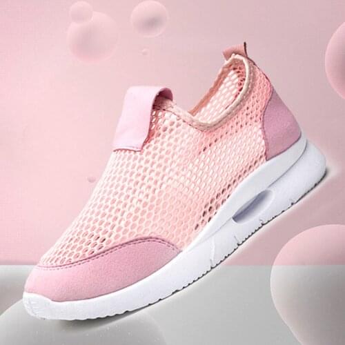 2021 Summer Women Tennis Shoes White Slip on Breathable Shoe Women Sneakers Basket Tennis Trainers