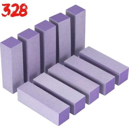 10pcs Buffing Sanding Files Block Pedicure Manicure Care Nail Art Buffer Polish White Nail File Nail Art Tips Manicure Pedicure
