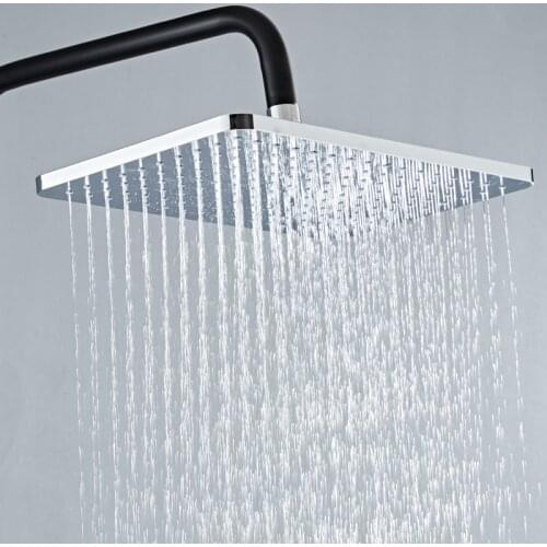 2019 Universal 3 Modes Functional Hand-held Showerhead Water-saving Abs Round Spray Rain Top Shower Bathroom Accessories Set