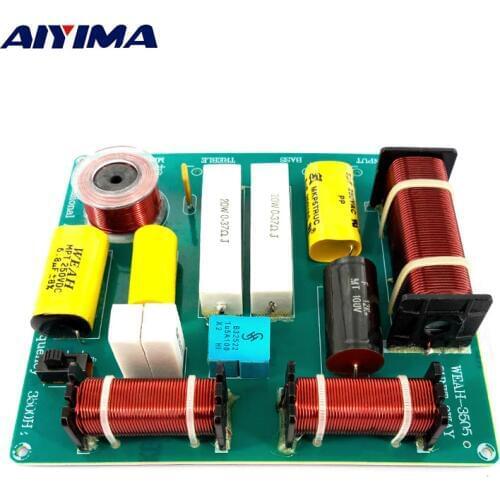 AIYIMA 1Pcs 300W 3way Frequency Divider Board KTV Stage Speaker Crossover Enthusiast DIY HiFi Aodio Treble Alto Bass Divider