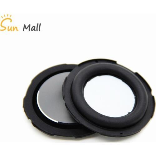2PCS 55mm diameter bass diaphragm Passive plate Enhanced bass low frequency film Radiator rubber diaphragm