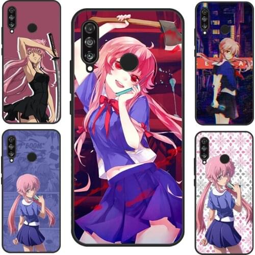 Future Diary Yuno Case For Huawei P30 P20 P40 Pro Mate 10 20 Lite Nova 5T P Smart Z 2019 Honor 9X 8X 8A 10i