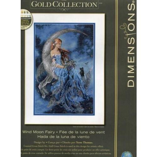-DIM 70-35393 Moon Fairy 39-54 Counted Cross Stitch 11CT 14CT 18CT DIY Chinese Cross Stitch Kits Embroidery Needlework Sets
