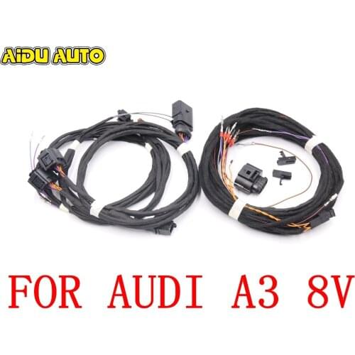 For Audi A3 8V Side Assist Lane Change BlindSpot BSD System install update UPGRADE KIT Wire Cable Harness