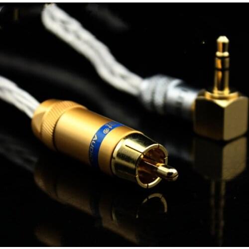 HIFI 3.5mm to RCA single lotus coaxial cable digital coaxial audio cable