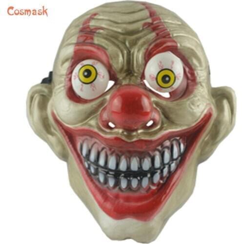 Cosmask Halloween Eye Popping Face Mask Adult Party Costume Mask Horror Carnival Cosplay Party Props