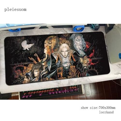 Castlevania mousepad gamer 700x300mm Beautiful gaming mouse pad Birthday notebook pc accessories laptop padmouse ergonomic mat
